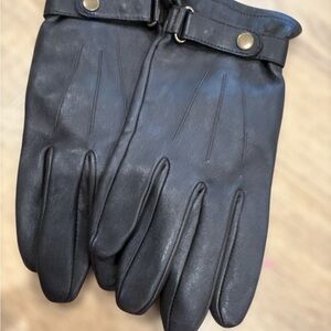 Men’s Murano Leather Gloves – Genuine Soft Leather Dress Gloves Thinsulate Black
